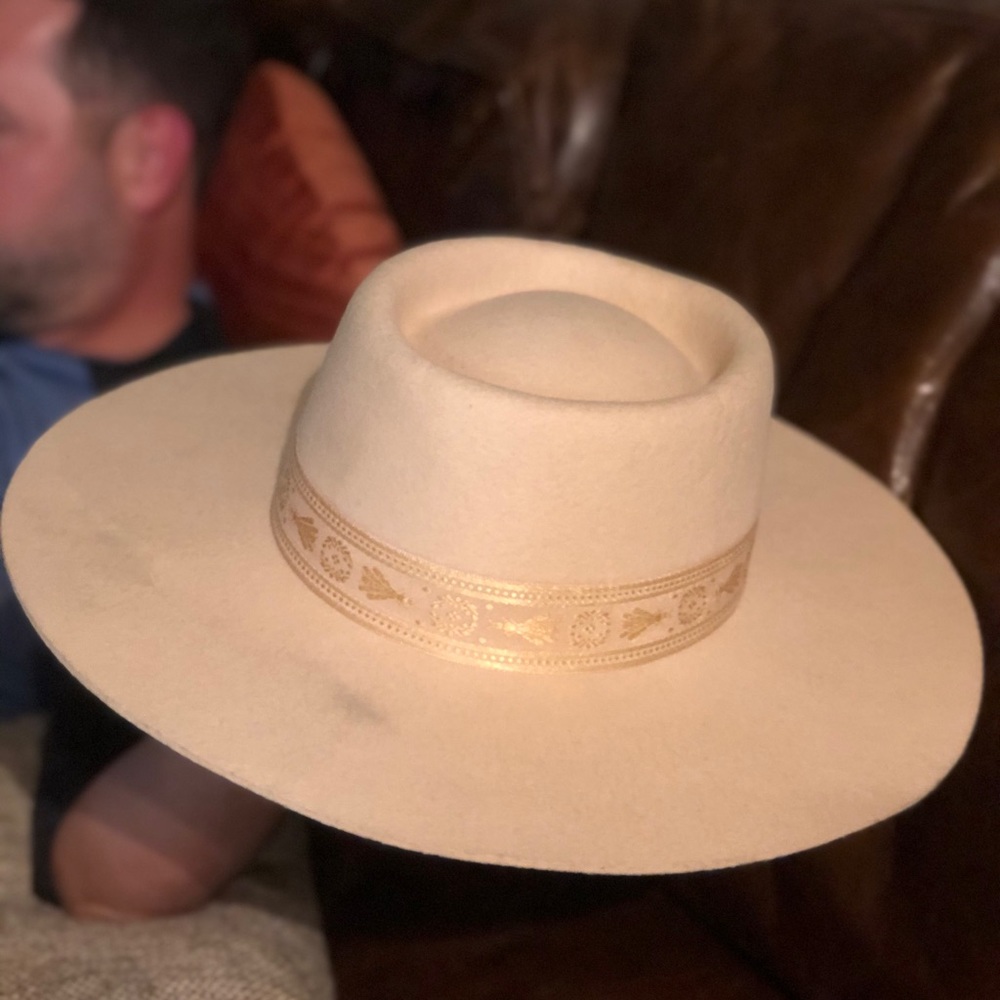 Lack of color Juno hat in cream, size medium - Picture 3 of 3